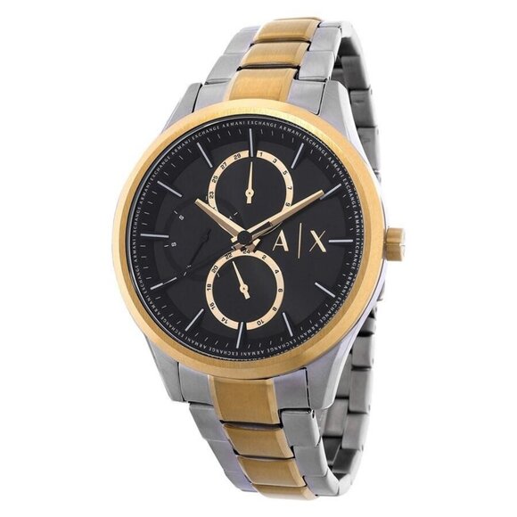 NWT Authentic Armani Exchange Dante Chronograph Black Dial Men's Watch - Picture 1 of 3